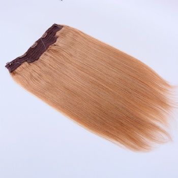 Color 27 Strawberry Blonde Halo Hair Extension