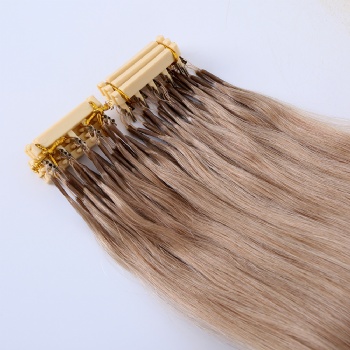 Color 18 Light Ash Brown 6D Hair Extension