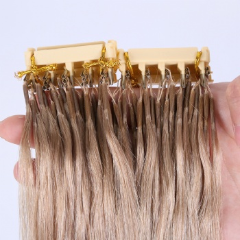 Color 18 Light Ash Brown 6D Hair Extension