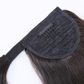 Natural Black Straight Ponytail Hair Extension