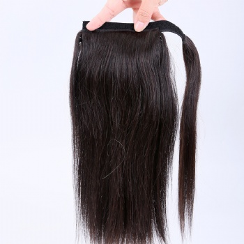 Natural Black Straight Ponytail Hair Extension