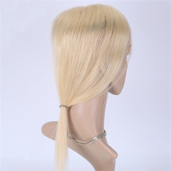 16in 3x5＂Bleach Blonde Brazilian Hair Lace Toppers