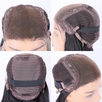 10in to 32in Natural Black Body Wave, 5x5 HD Closure Front Wig