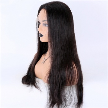 22in Natural Straight Virgin Hair, 5in HD Lace Top Wig