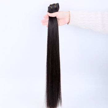 Off Black Double Drawn Flat Weft Hair Extension