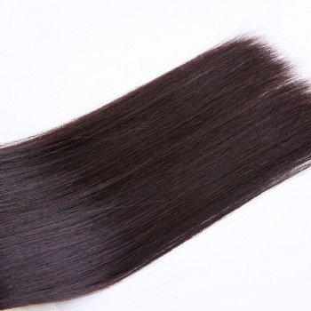 Off Black Double Drawn Flat Weft Hair Extension