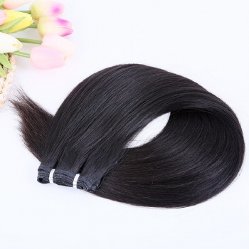 Natural Color Straight Invisible Flat Weft Hair Extension