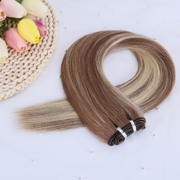 Piano Golden Brown Bleach Blonde Machine Made Weft