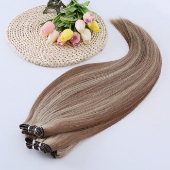 Piano Golden Brown Bleach Blonde Machine Made Weft