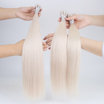 Top Quality Full End White Hand Tied Weft