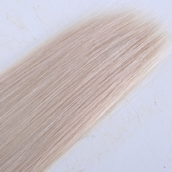 Unprocessed Slavic Virgin Hair White Machine Made Weft