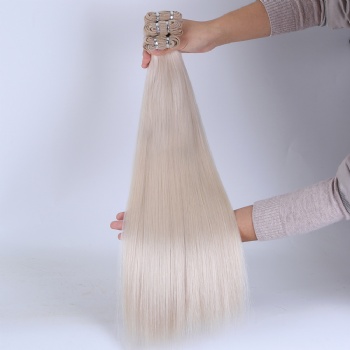 Unprocessed Slavic Virgin Hair White Machine Made Weft