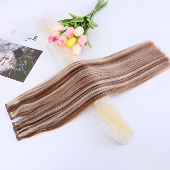 Wholesale Price Piano Color Flat Weft Hair Extension