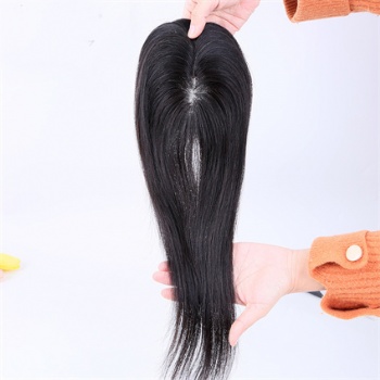 Virgin Remy Hair Natural Black 3X5＂Mono Toppers