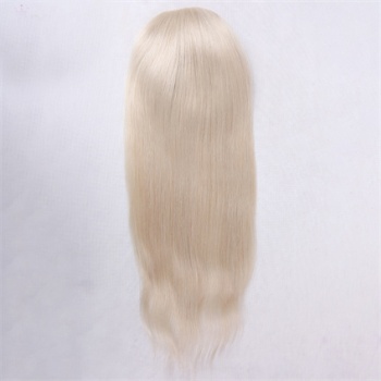 Stock Brazilian Hair White 5X6.5＂Mono Toppers