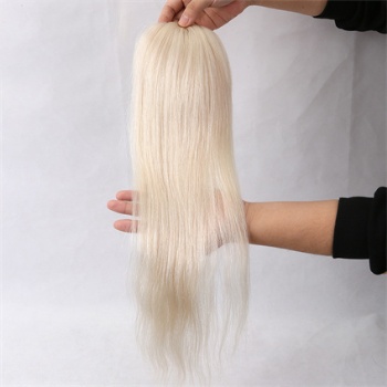 Stock Brazilian Hair White 5X6.5＂Mono Toppers