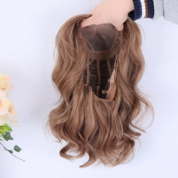 [Stock Unit] 12in Mulberry Brown, 4x5 Monofilament Top Wig