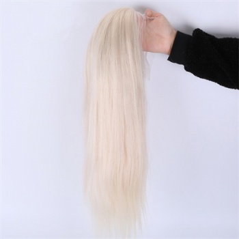 14in White Best European Virgin Hair, 5x5 Silk Base Medical Wigs