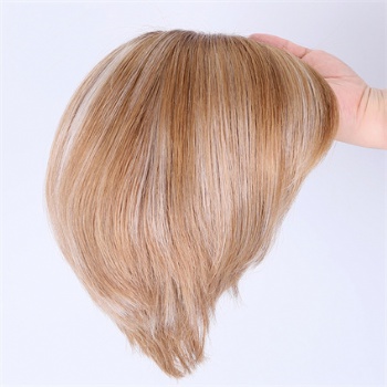 6in Mix Golden Ash Brown, 5x5 Monofilament Top Wig