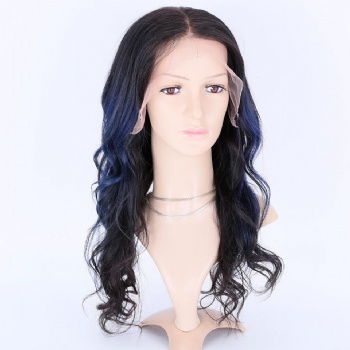 18in Wavy Natural Color Remy Hair, 13x6 HD Lace Front Wig