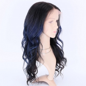 18in Wavy Natural Color Remy Hair, 13x6 HD Lace Front Wig