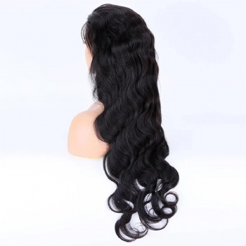 28in Body Wave Natural Color Remy Hair, 13x6 HD Lace Front Wig