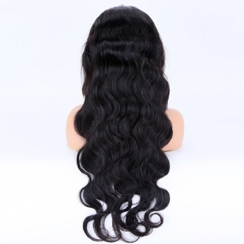 28in Body Wave Natural Color Remy Hair, 13x6 HD Lace Front Wig