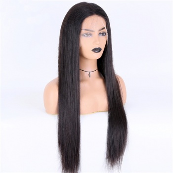 [Stock Unit] 24in Natural Color Virgin Hair, 13x6 HD Lace Front Wig