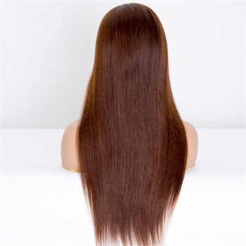 20in Medium Brown Straight, 13x6 Lace Front Wig