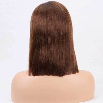 12in Bob Medium Brown, 13x4 Lace Front Wig