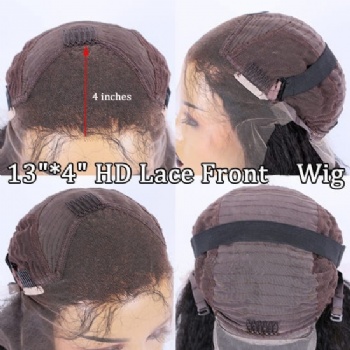 22in Highlighted Brown Rooted, 13x4 HD Lace Front Wig