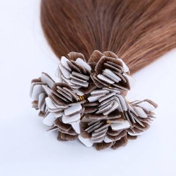 Color 6 Chestnut Brown Silk Straight Mini Tape in Hair Extension